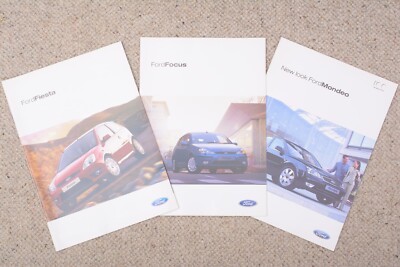 Ford Prospekt Fiesta Mai 2005 / Focus Sept 2002 / Mondeo Mai 2004 (inkl. ST-Versionen
