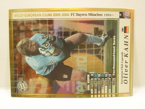 Panini WCCF 2005-06 LE Oliver Kahn 1969 Germany No.1 FC Bayern Munich Legends GK - Picture 2 of 6