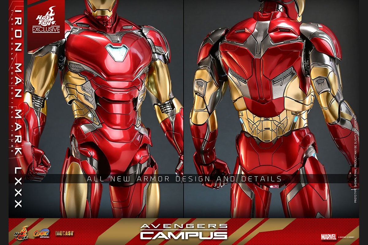 HOT TOYS 1/6 FIGURE CMS018D60 AVENGERS CAMPUS IRON MAN MARK