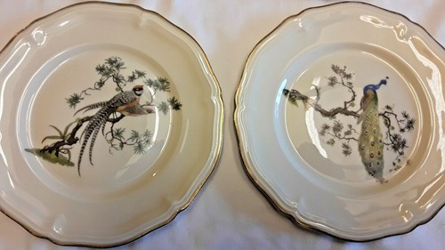 7 PIECE VTG. ROSENTHAL CHIPPENDALE DINNER PLATE & 6 BREAD/BUTTER PLATES GERMANY - Picture 4 of 12