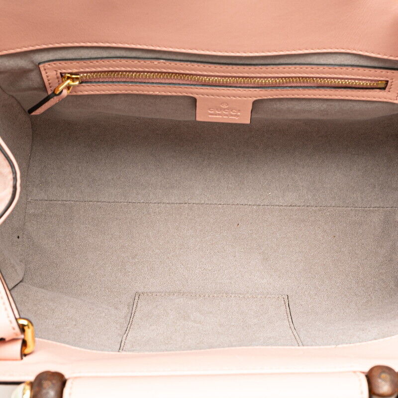 Gucci Nimfair Small Bamboo Handbag Shoulder Bag 453767 Pink