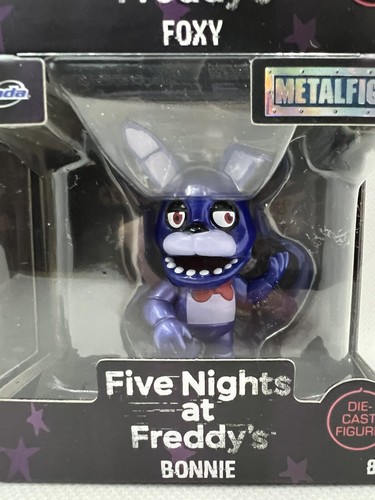 Five Nights at Freddy's Metalfigs Die Cast Jada Toys Foxy Chica Bonnie Set UK - Picture 4 of 10