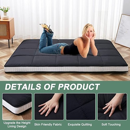 4inch Gel Memory Foam Mattress Topper Futon Twin Full Queen Size Pads Visco - Picture 53 of 91
