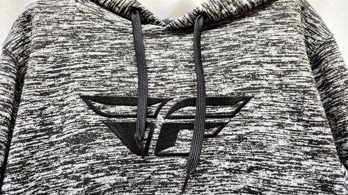 Fly Racing Nero Sporco F Vento Pullover Felpa con Cappuccio in Pile Taglia S - Foto 3 di 9