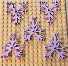 Lego Leaves 6x5 Lavender Leaf Tree Landscaping Foliage Decorating NEW X5