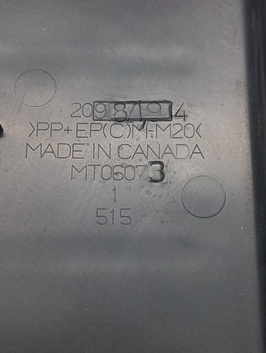 2010-2017 GMC Terrain Chevy Equinox Liftgate Trim Scuff Plate OEM 20987194 - Picture 12 of 15
