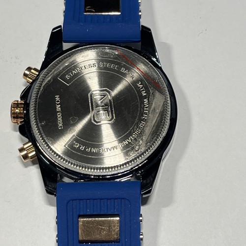 MINIFOCUS MINI FOCUS Sport Blue Quartz Watch 30 Meter Water Resistant - Picture 3 of 9
