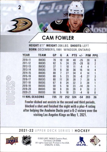 2021-22 Upper Deck Series 1 Singles (1-250) - Bild 5 von 61