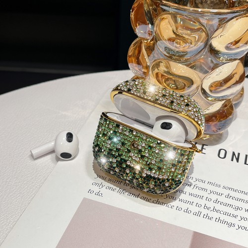 For Apple Airpods 4th/3/2/1/Pro 2/1 Bling Diamond Rugged Plating Shockproof Case - Zdjęcie 7 z 15