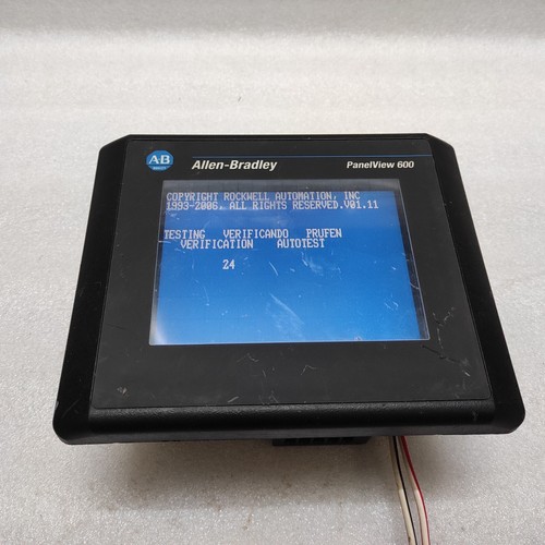 ALLEN BRADLEY PANELVIEW 600 CAT 2711-T6C3L1 HMI 24VDC - Bild 10 von 12