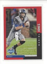 2019 Score NFL Draft Red #14 Daniel Jones RC Rookie Duke Giants