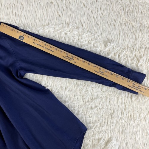Zara Men's Blue Slim Fit Point Collar Long Sleeve Button Up Shirt Size Large - Picture 17 of 24