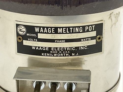 WAAGE MELTING POT MP4A-12-1 115VAC 1PH 400WATTS - Picture 3 of 10