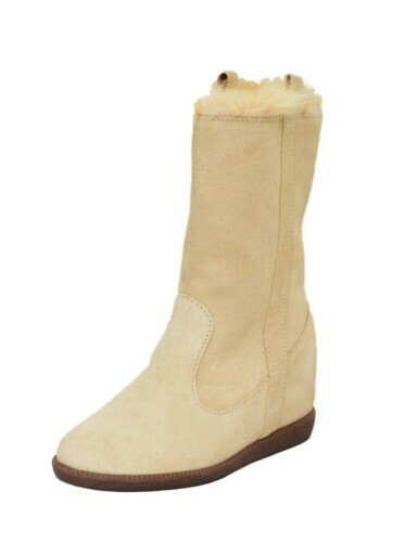 Schutz Eloanah Claro Color Carne Beuge Forro de Piel Plataforma Invierno Schutz Eloanah Claro Color Carne Beuge Forro de Piel Plataforma Invierno