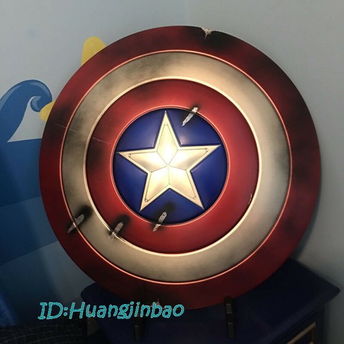 Captain America's Shield Requisite Cosplay HCMY Battle beschädigt auf Lager Sammlung GK - Bild 1 von 7