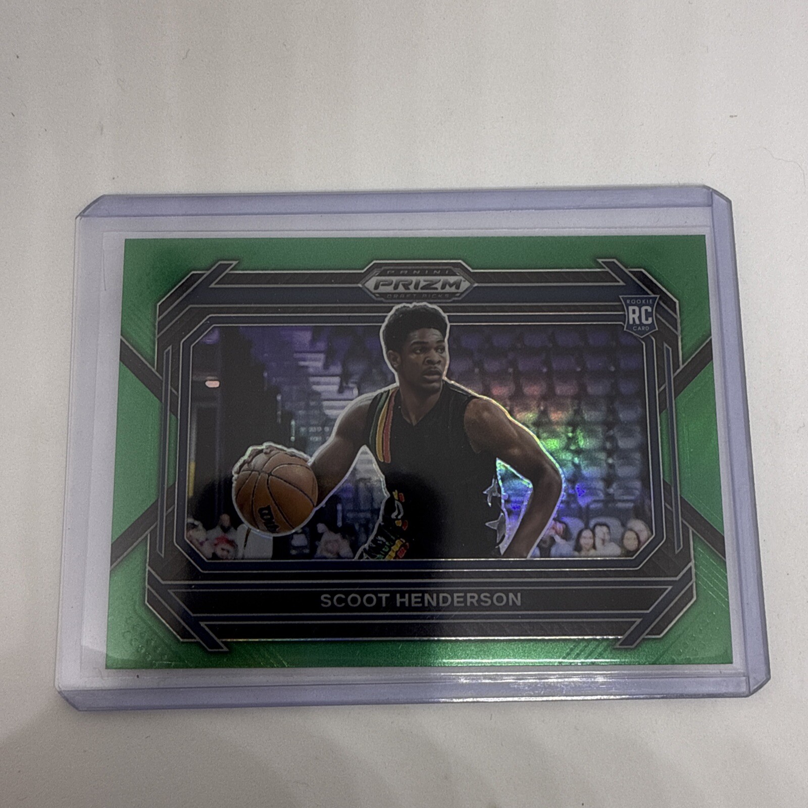 2023 Prizm Draft Picks Scoot Henderson RC Green Prizm Variation #24 Blazers