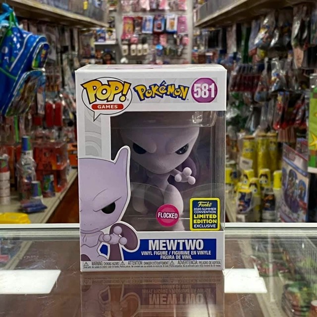 SDCC 2020 Funko Pop Pokemon Mewtwo Flocked Shared - 1 of 2 for sale online | eBay