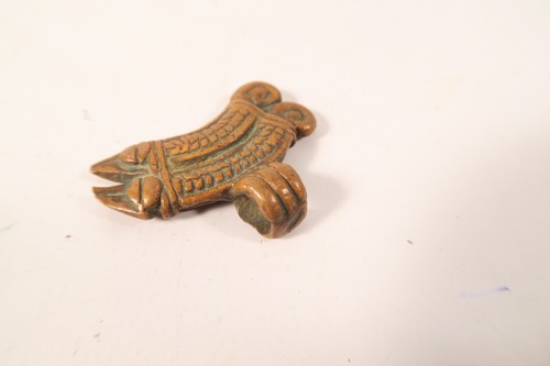 Alter Anhänger Bobo Chamäleon Lobi GX92 Old Guin Brass pendant chameleon Afrozip - Picture 3 of 4
