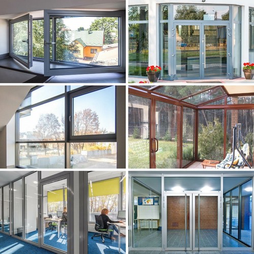 Alufenster Festverglasung 120x120 cm Anthrazit Schwarz Grau Weiß und mehr - Bild 6 von 7