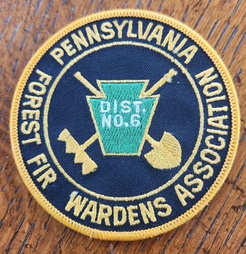 PENNSYLVANIA FOREST FIRE WARDENS ASSOC. DIST. NO. 6 4" ERROR PATCH