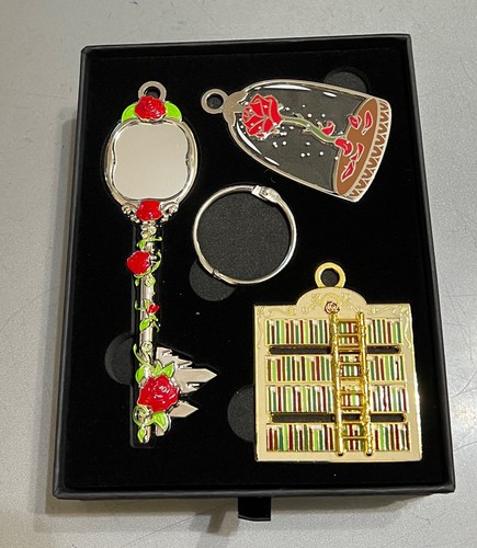 NEW! LITJOY THE STORYBOOK COLLECTION "BELLE'S LIBRARY" KEY **SOLD OUT**