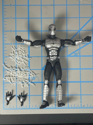 Marvel Legends Retro Armored Spider-Man Mk I Mark 1 Action Figure Complete [B] - Picture 7 of 9