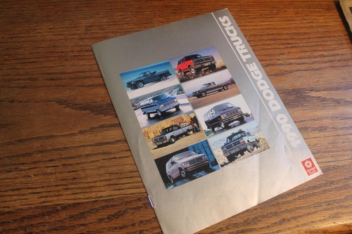 1990 Dodge Ram pickup sales brochure, full color, huge 12x11, 16 pages, nice - Picture 4 of 4