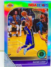 Quinn Cook 2019-20 Panini NBA Hoops Premium Stock Silver Prizm Card #268 Lakers