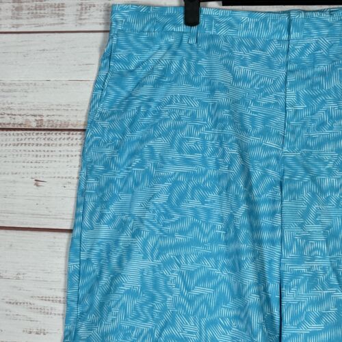 Pantalones Cortos de Golf Nike Para Hombre Talla 40 10.5" Entrepierna Azul Dri-Fit Poli Spandex Chino - Imagen 3 de 10