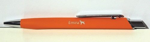Personalised metal pen ORANGE Christmas Teacher gift School leavers Wedding pens - Picture 90 of 145