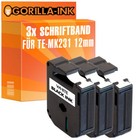 3x Beschriftungsband für Brother P-Touch 110 55 60 65 75 80 MK-231