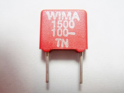 10x 1,5nF 100Vdc Folien Kondensator WIMA FKS-2 #1-21/3 - Picture 2 of 8