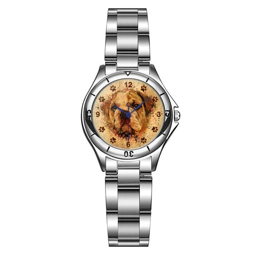 Reloj Bulldog Perro, Arte Vintage Estampado Pata, Regalo Unisex Único para Amantes de los Perros - Imagen 5 de 5
