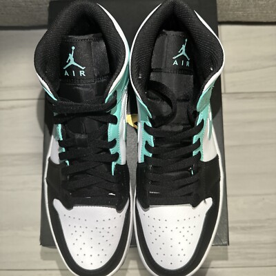 Jordan 1 Mid Tropical Twist Igloo Island Green Size 11 Ships