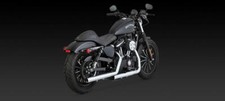 16863 Terminali Slip-On STRAIGHTSHOTS cromati Harley XL 883 L 14-16 VANCE&HINES