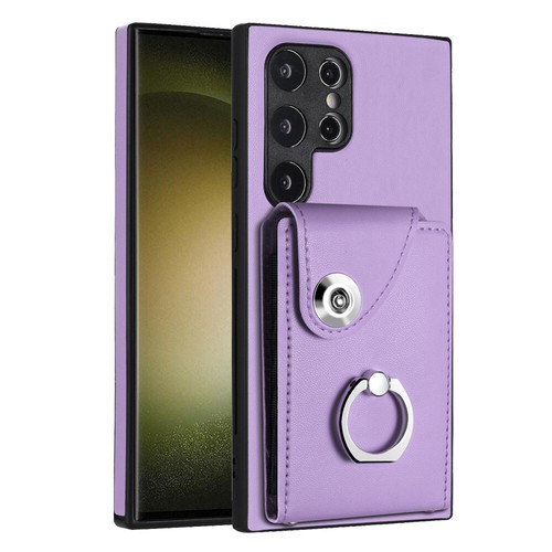 Per Xiaomi Redmi OPPO carta tascabile in pelle custodia portaanello cover telefono - Foto 12 di 18