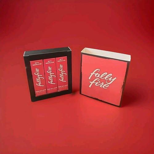 Fully Fire Creamy Matte Lipstick Trio, Expensive Habits - Boxycharm - New in Box - Picture 2 of 6