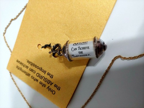 Beyond Words 925 Silber Anhänger und 18 Zoll goldgefüllte Halskette 1/20. GF 14K - Bild 2 von 4