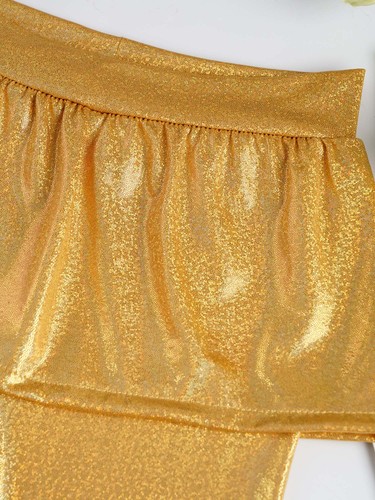 Kids Girls Pantskirt Yoga Tights Baby Pants Performance Costume Sports Casual - Picture 49 of 80