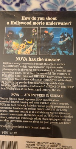 Nova - Visions of the Deep VHS 1988 New With Approximately 60 Minute Run Time - Picture 5 of 8