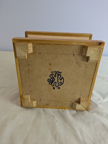 Vintage Wooden Chess Board Small Chequers Draughts Box Inlay Square (1cm Pieces) - Picture 7 of 10