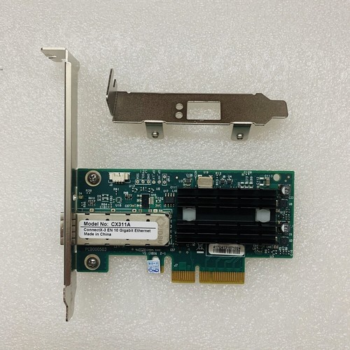 Mellanox CX311A MCX311A-XCAT ConnectX-3 EN 10G Ethernet 10GbE SFP+ PCI-E + kabel - Zdjęcie 4 z 7