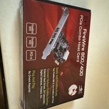 VANTEC 2 1 FireWire 800/400 PCIe Combo Host Card New