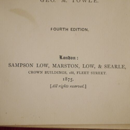 * Rare * Jules Verne Around The World in Eighty Days 4th Edition 1875 - Foto 7 di 24