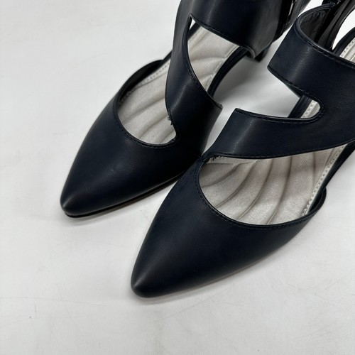 Easy Street Venue 31-5470 Pump Heel Black Women's Size 5 M Side Zipper - Picture 3 of 10