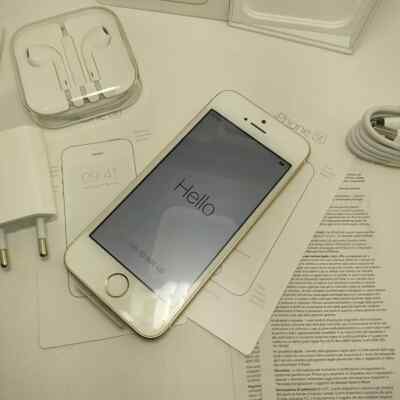 Apple iPhone SE - 128 GB - Gold (Unlocked) for sale online