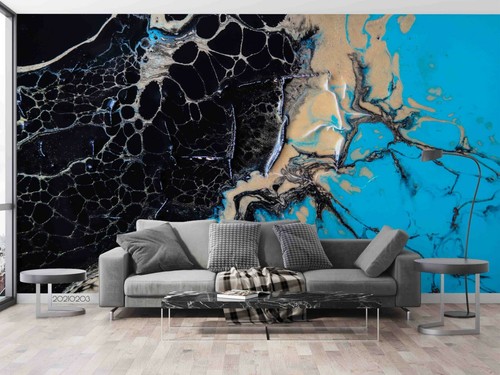 Papel pintado estructura mármol 3D mural desmontable autoadhesivo 289 - Imagen 2 de 4