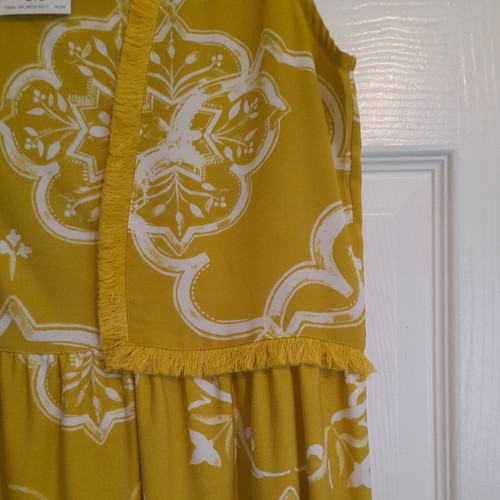Next Yellow Sleeveless Top Size 10 - Picture 5 of 9