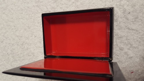 Vintage Russian Lacquer Box Hand Painted Signed - Picture 9 of 10
