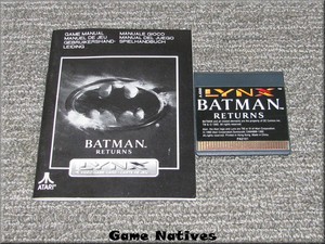 Batman-Returns-w-Manual-Atari-Lynx-FREE-SHIPPING